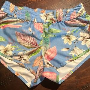 HURLEY - WOMENS SUPERSUDE BEACHRIDER FLORAL BOARDSHORTS, small